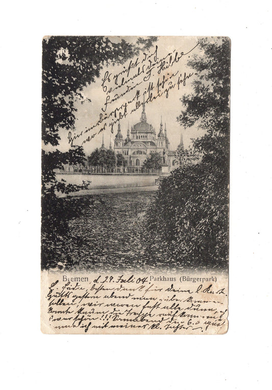Ansichtskarte Bremen / Parkhaus (Bürgerpark)