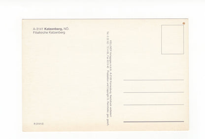 Ansichtskarte Katzenberg / Filialkirche / Niederösterreich / Österreich