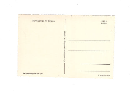 Ansichtskarte Güntersberge mit Bergsee