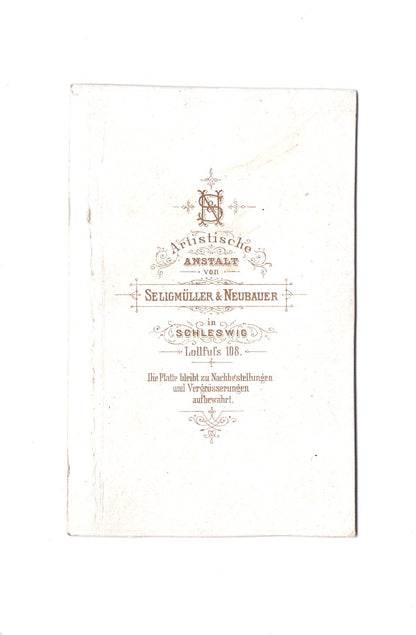 Fotografie Feines Paar - Schleswig 1870er
