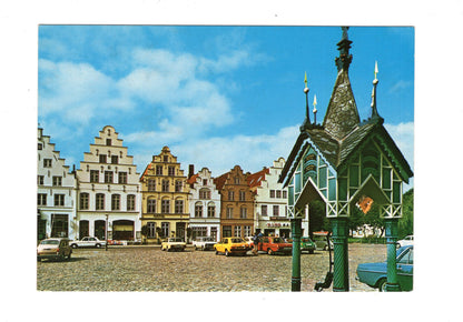 Ansichtskarte Friedrichstadt an Eider und Treene / Marktplatz / H1-63