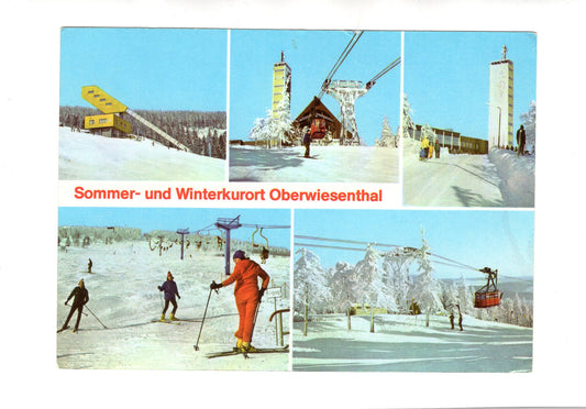 Ansichtskarte Oberwiesenthal / Sprungschanze +++