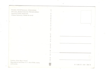 Ansichtskarte Potsdam / Schloss Sanssouci / Arbeitszimmer / M1-54