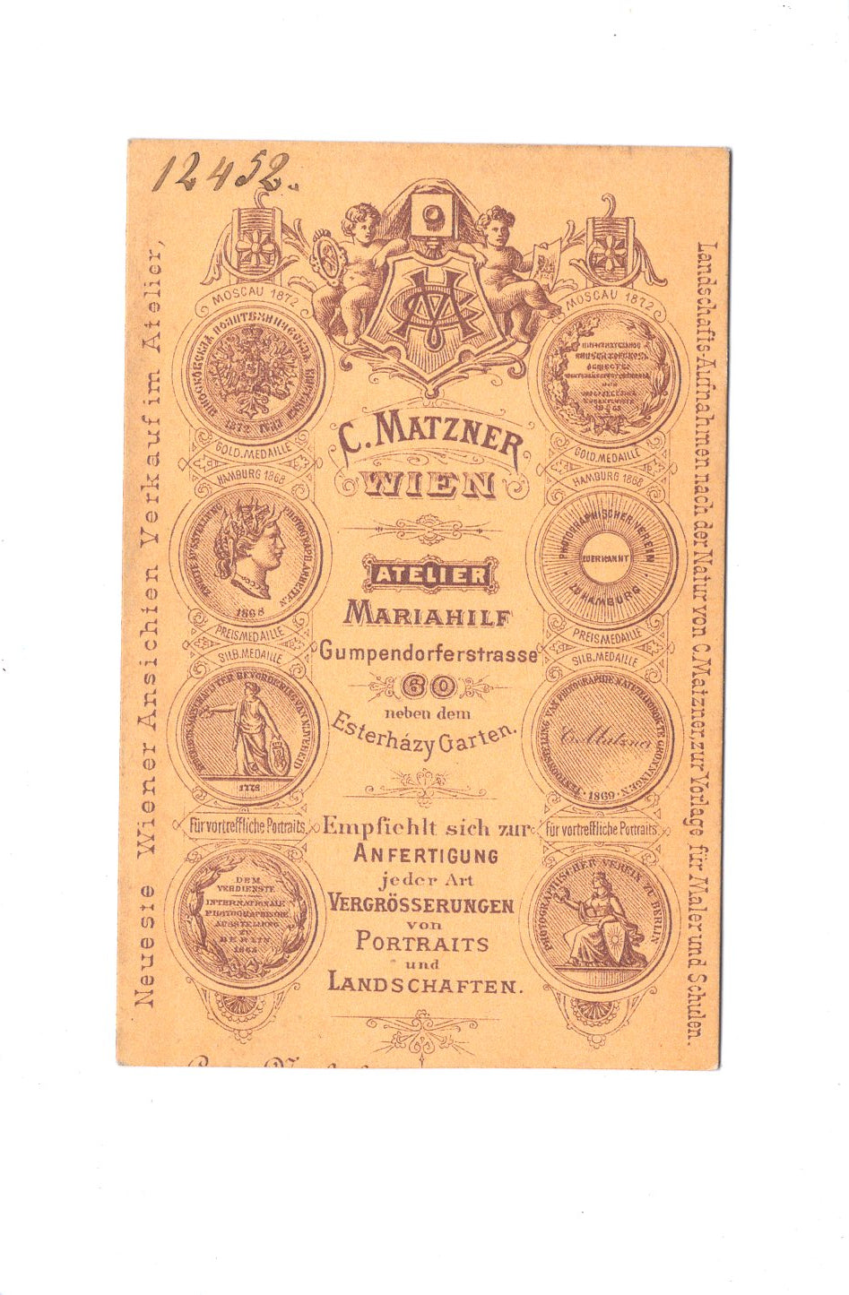 Fotografie Damenportrait - Wien 1870er