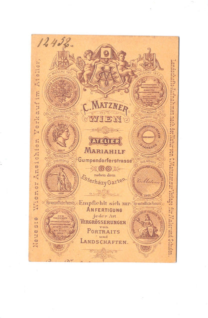 Fotografie Damenportrait - Wien 1870er