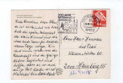 Ansichtskarte Garmisch-Partenkirchen / Alpspitze +++