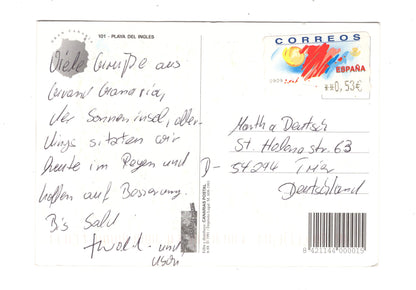 Ansichtskarte Gran Canaria / Playa del Ingles / Spanien