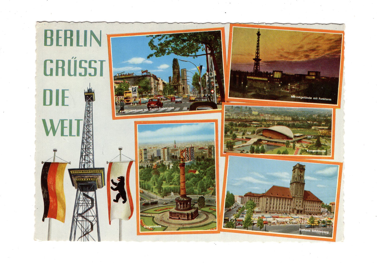 Ansichtskarte Berlin grüßt die Welt