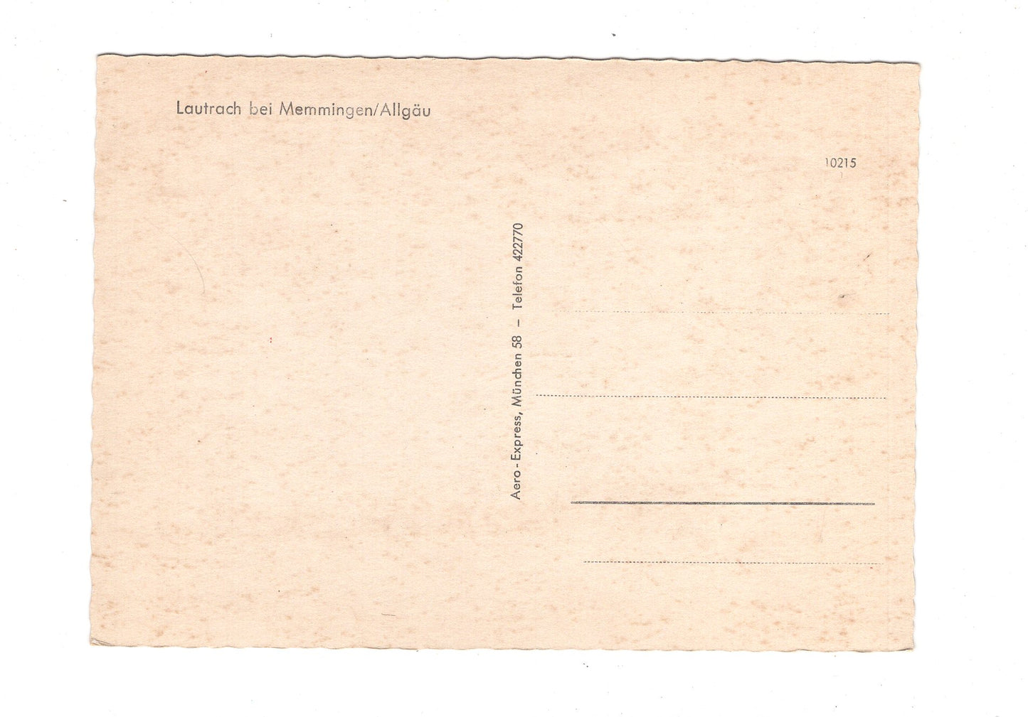 Ansichtskarte Lautrach bei Memmingen / Allgäu / I1-61