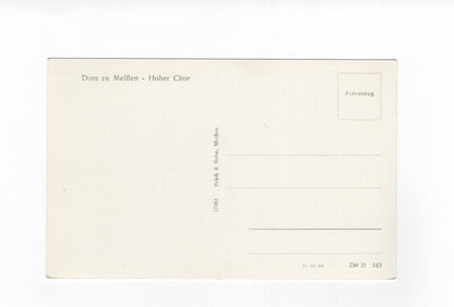 Ansichtskarte  Dom zu Meißen / Hoher Chor