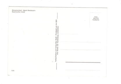 Ansichtskarte Markt Neubeuern / Blumenwinkel / H1-63