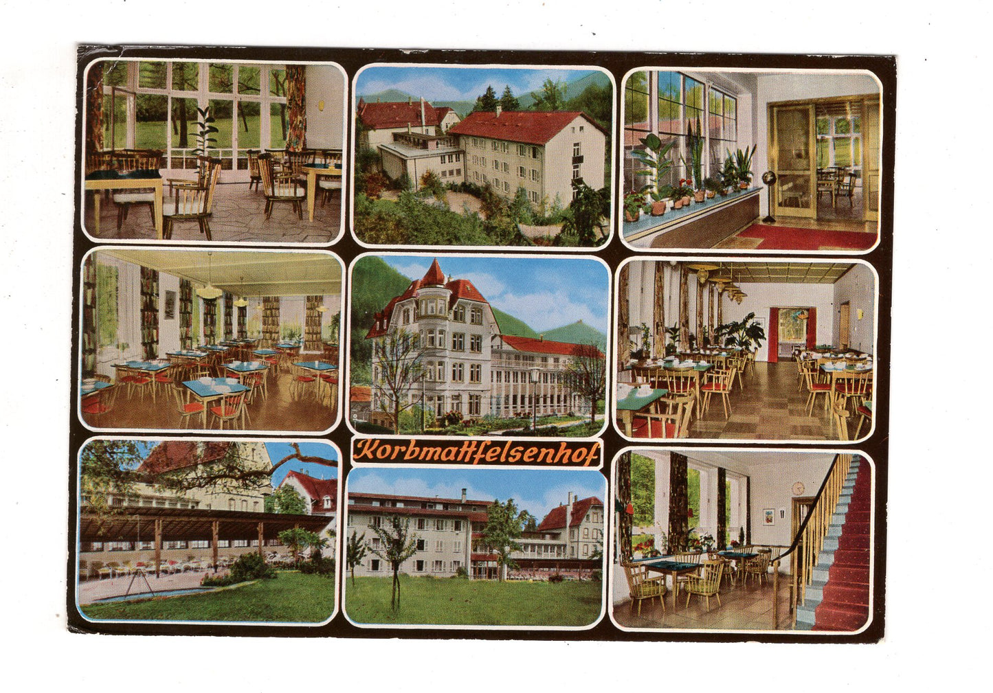 Ansichtskarte Baden-Baden / Kurheim Korbmattfelsenhof / J1-57