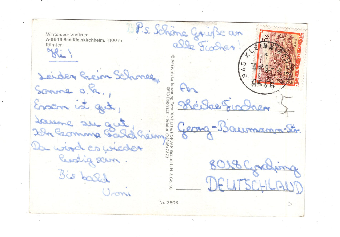 Ansichtskarte Bad Kleinkirchheim / Kärnten / Österreich