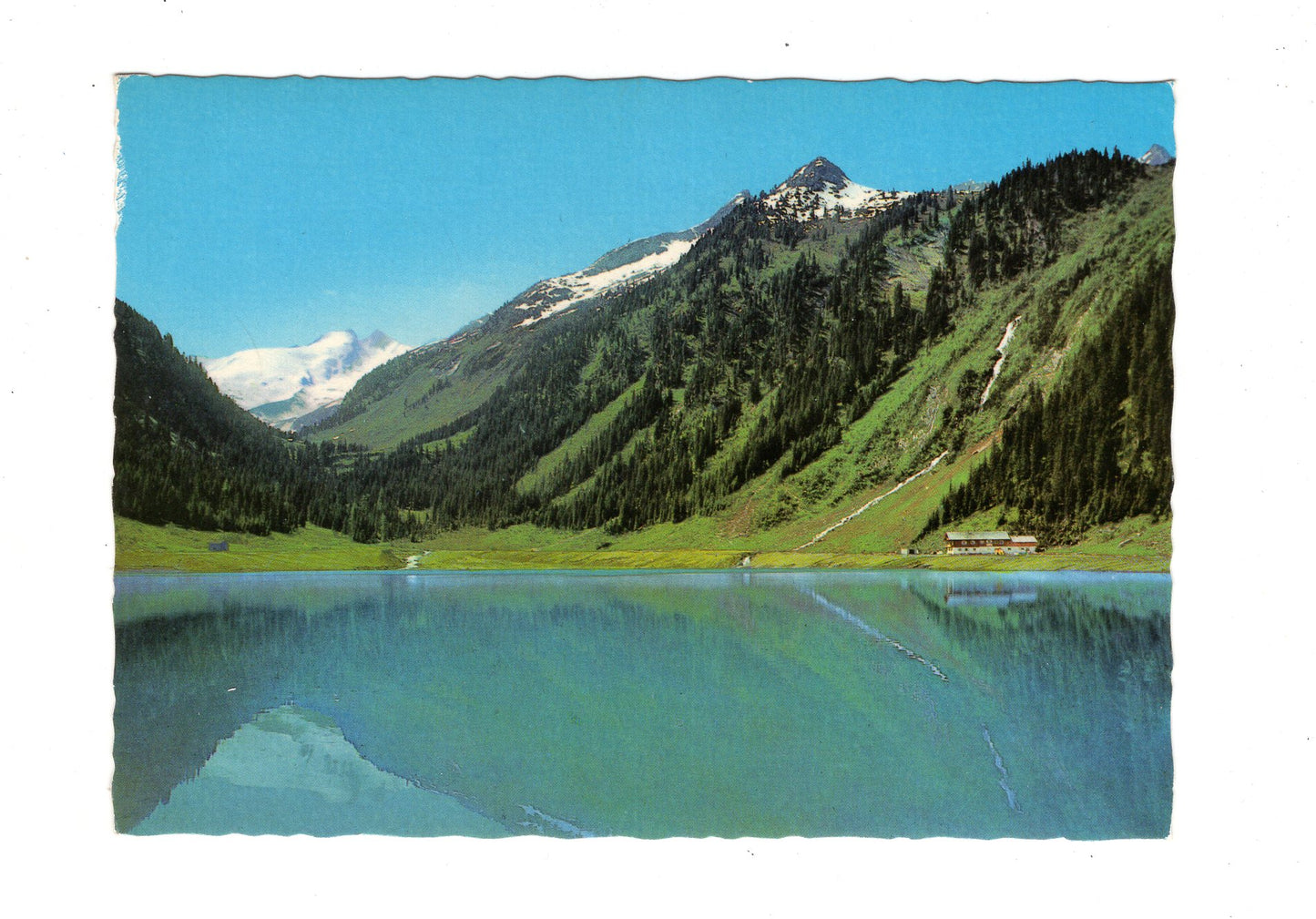 Ansichtskarte Alpengasthaus Finkau am Finkausee / Salzburg / Österreich