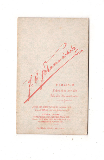 Fotografie Feine Dame - Berlin um 1880 / CDV L1-33