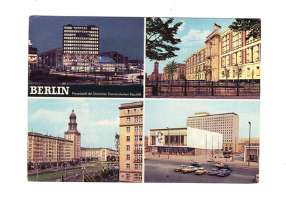 Ansichtskarte Berlin / DDR / Frankfurter Tor / Sitz des Staatsrates +++