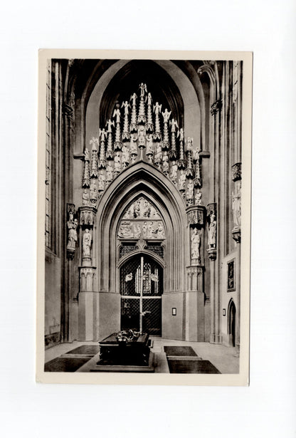 Ansichtskarte  Dom zu Meißen / Westportal