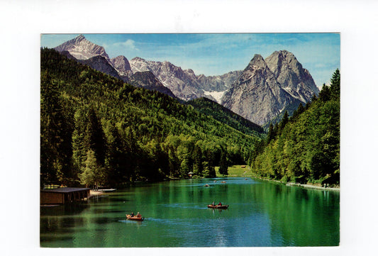 Ansichtskarte Garmisch-Partenkirchen / Rießersee