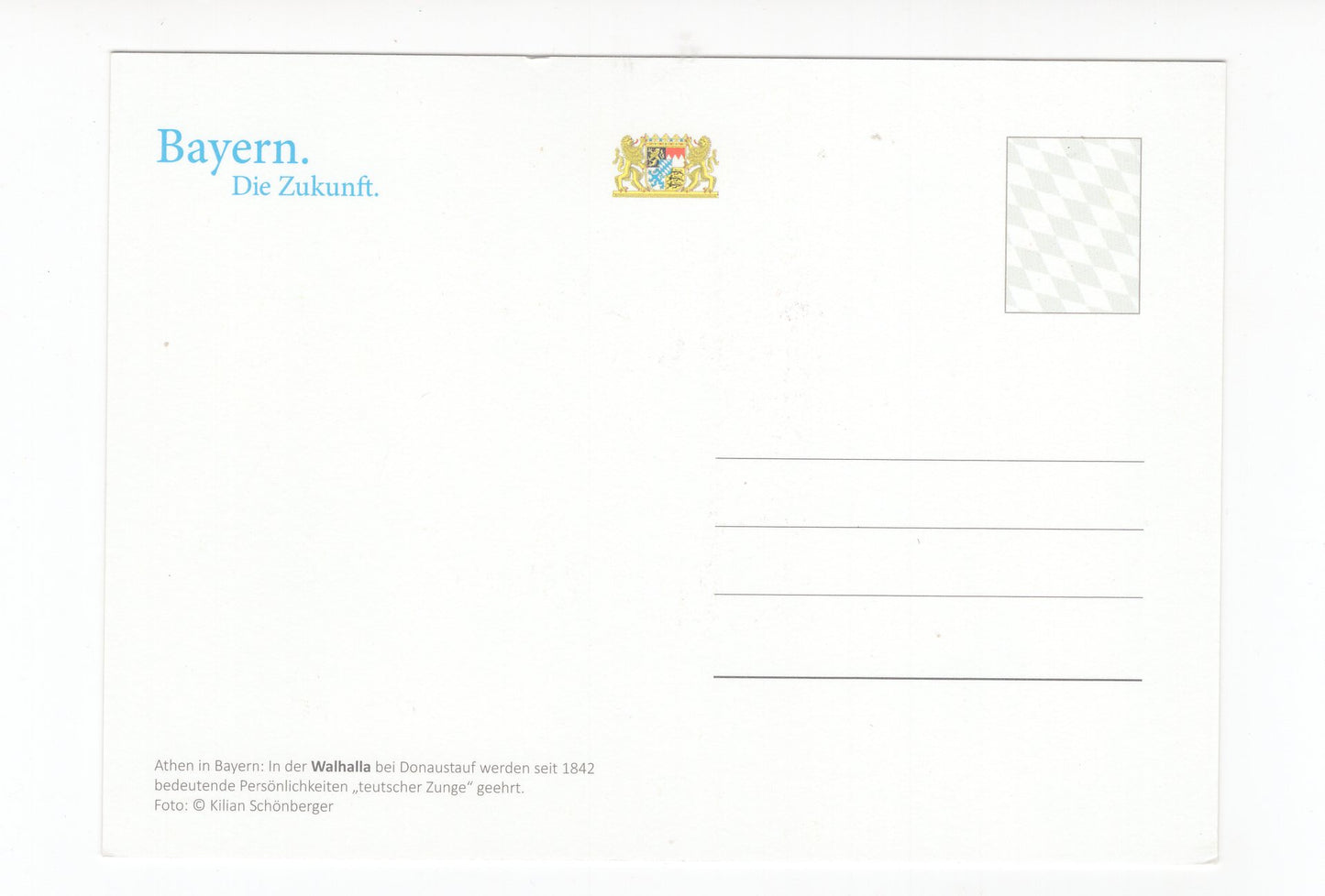 Ansichtskarte Wallhalla bei Donaustauf