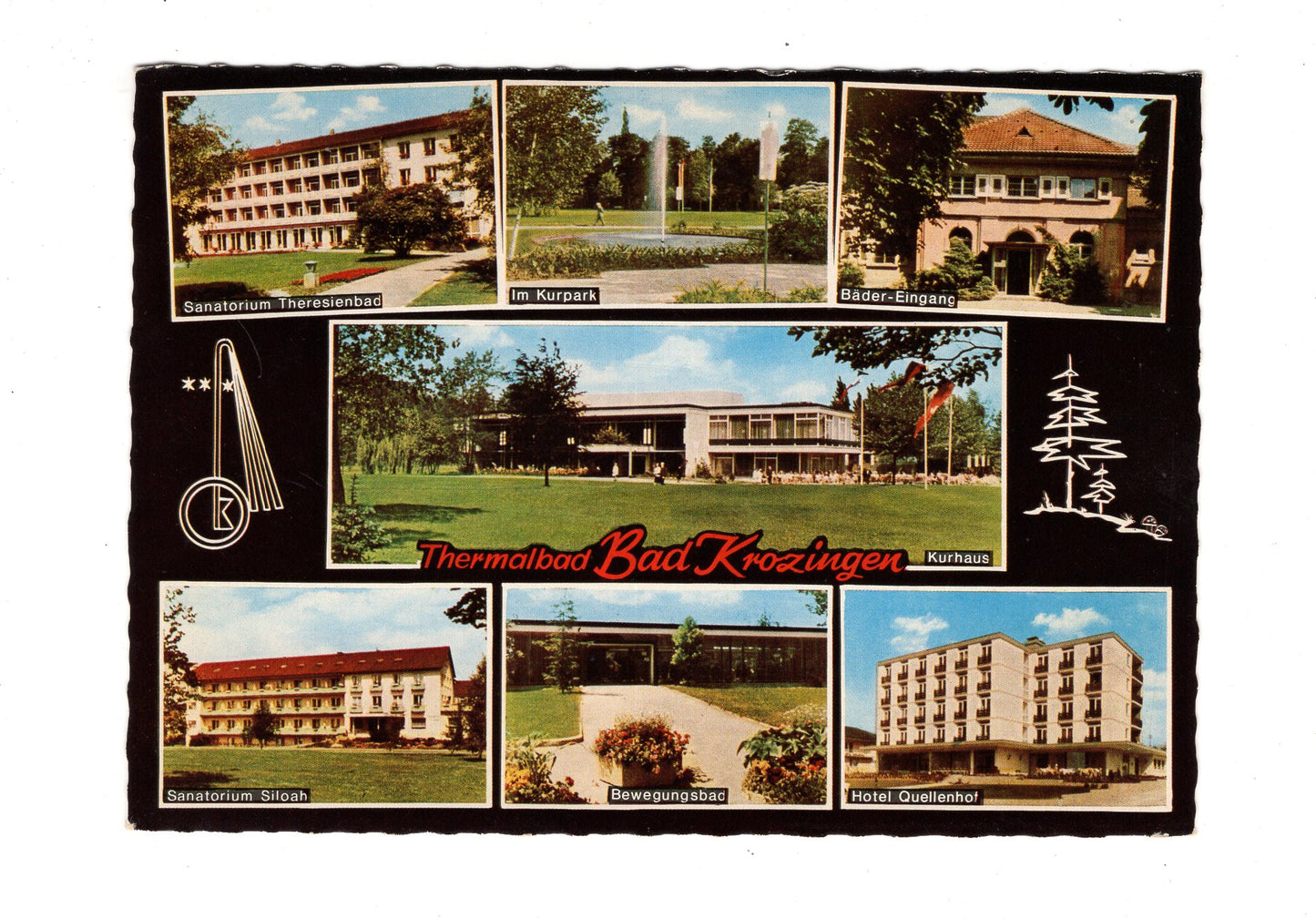 Ansichtskarte Bad Krozingen / Sanatorium Siloah +++