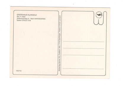 Ansichtskarte Gästehaus Klingele / Hinterzarten im Schwarzwald / G1-66