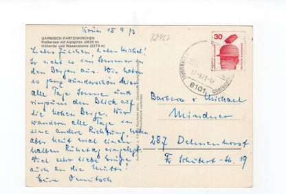 Ansichtskarte Garmisch-Partenkirchen / Rießersee