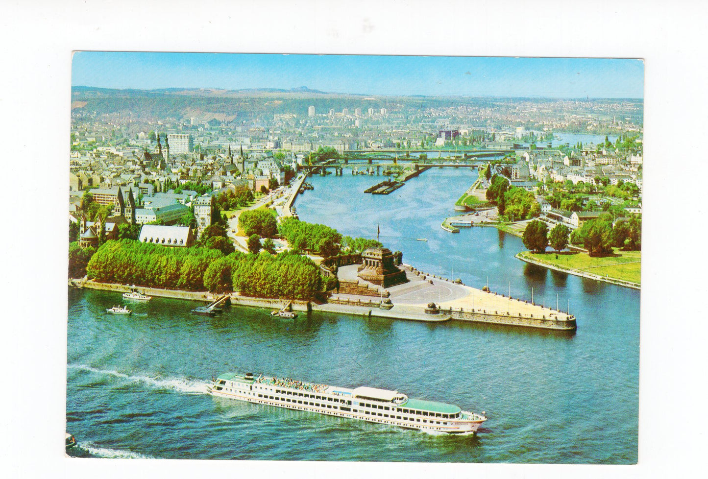 Ansichtskarte Koblenz am Rhein / Deutsches Eck