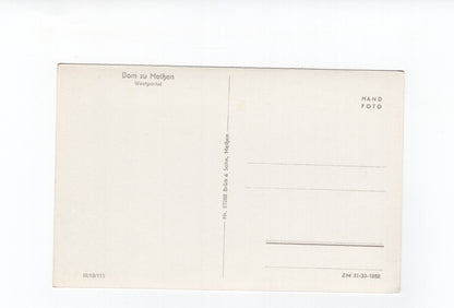 Ansichtskarte  Dom zu Meißen / Westportal