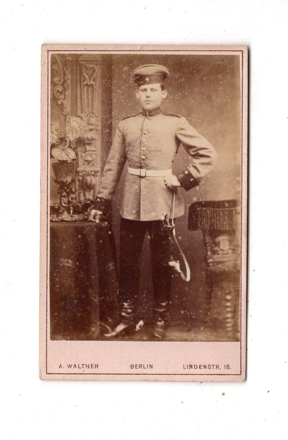 Fotografie Soldat - Berlin um 1880