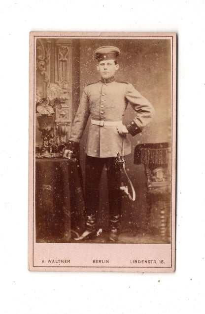 Fotografie Soldat - Berlin um 1880