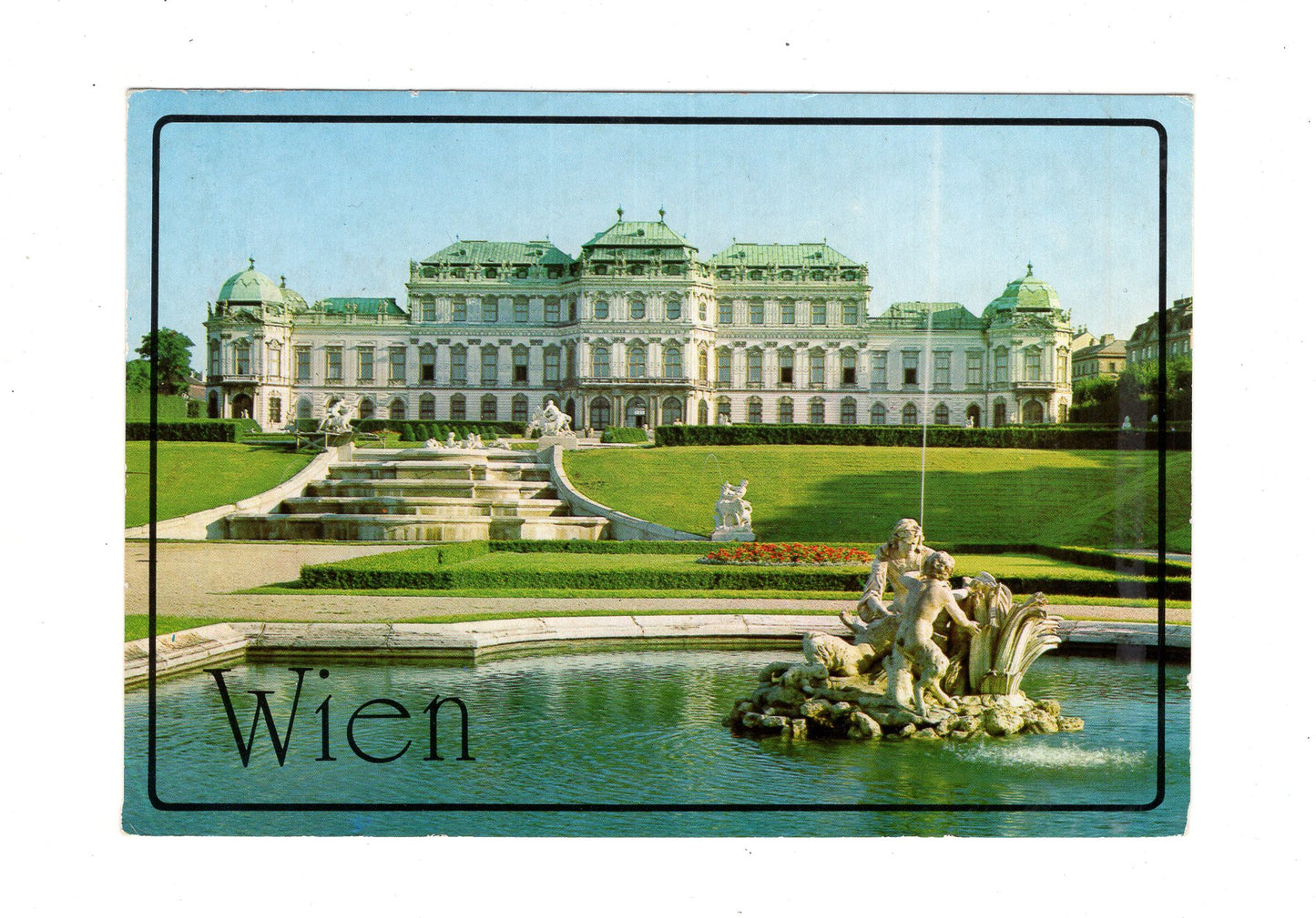 Ansichtskarte Wien / Schloss Belvedere / Österreich