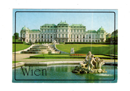 Ansichtskarte Wien / Schloss Belvedere / Österreich