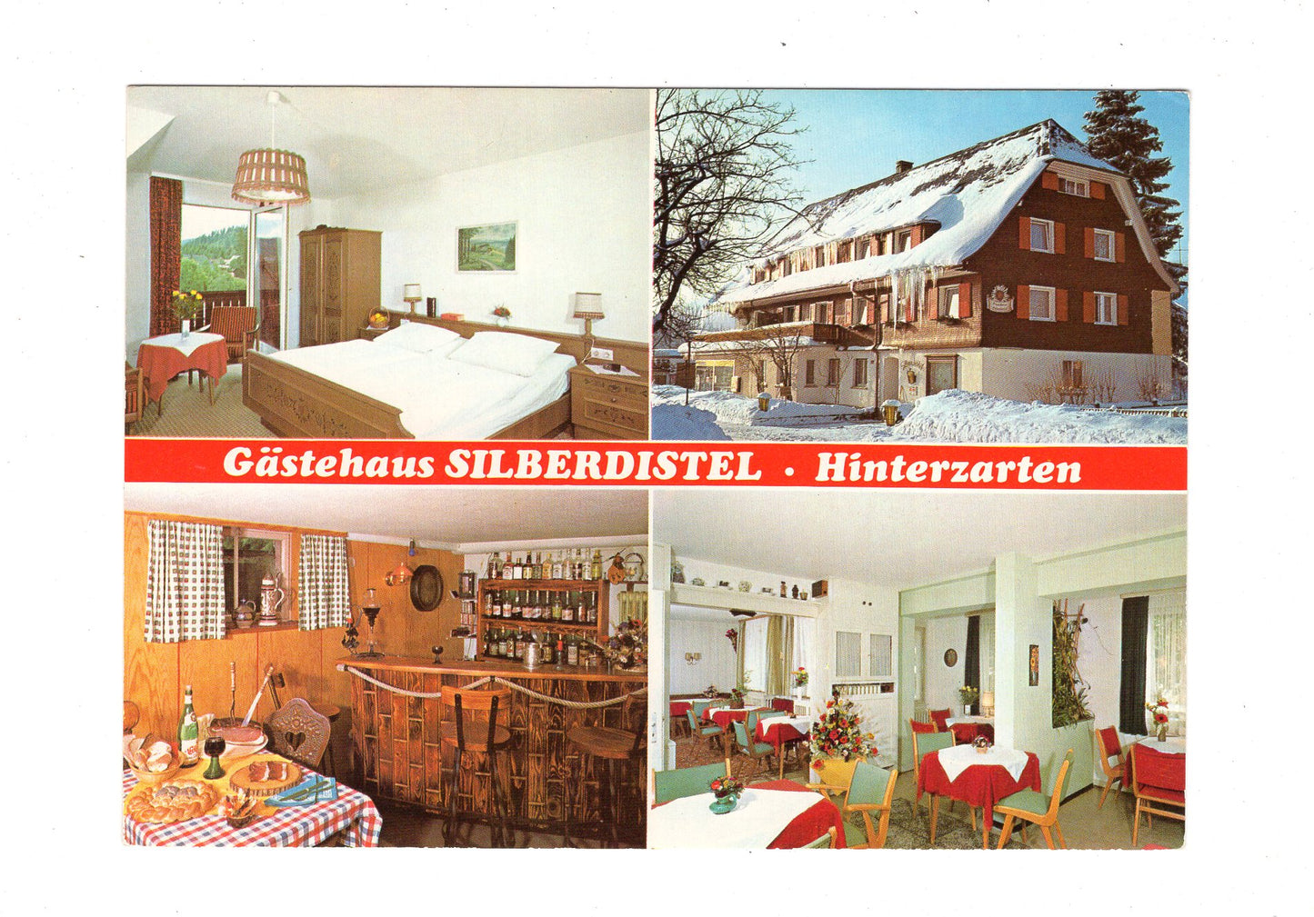 Ansichtskarte Gästehaus Silberdistel / Hinterzarten im Schwarzwald / G1-66