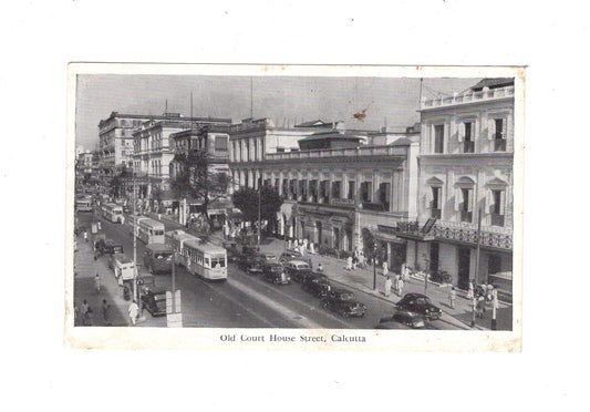 Ansichtskarte Old Court House Street / Kalkutta / Indien