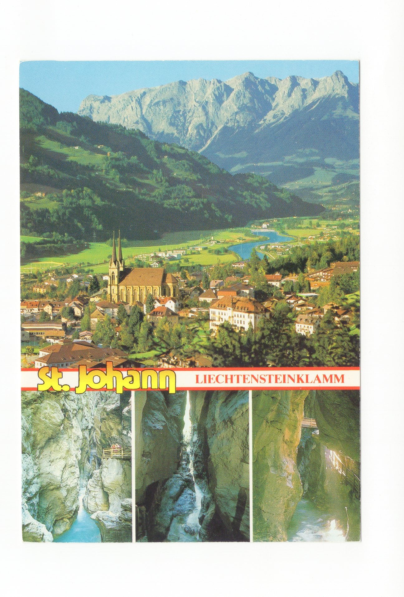 Ansichtskarte St. Johann im Pongau / Liechtensteinklamm / Österreich
