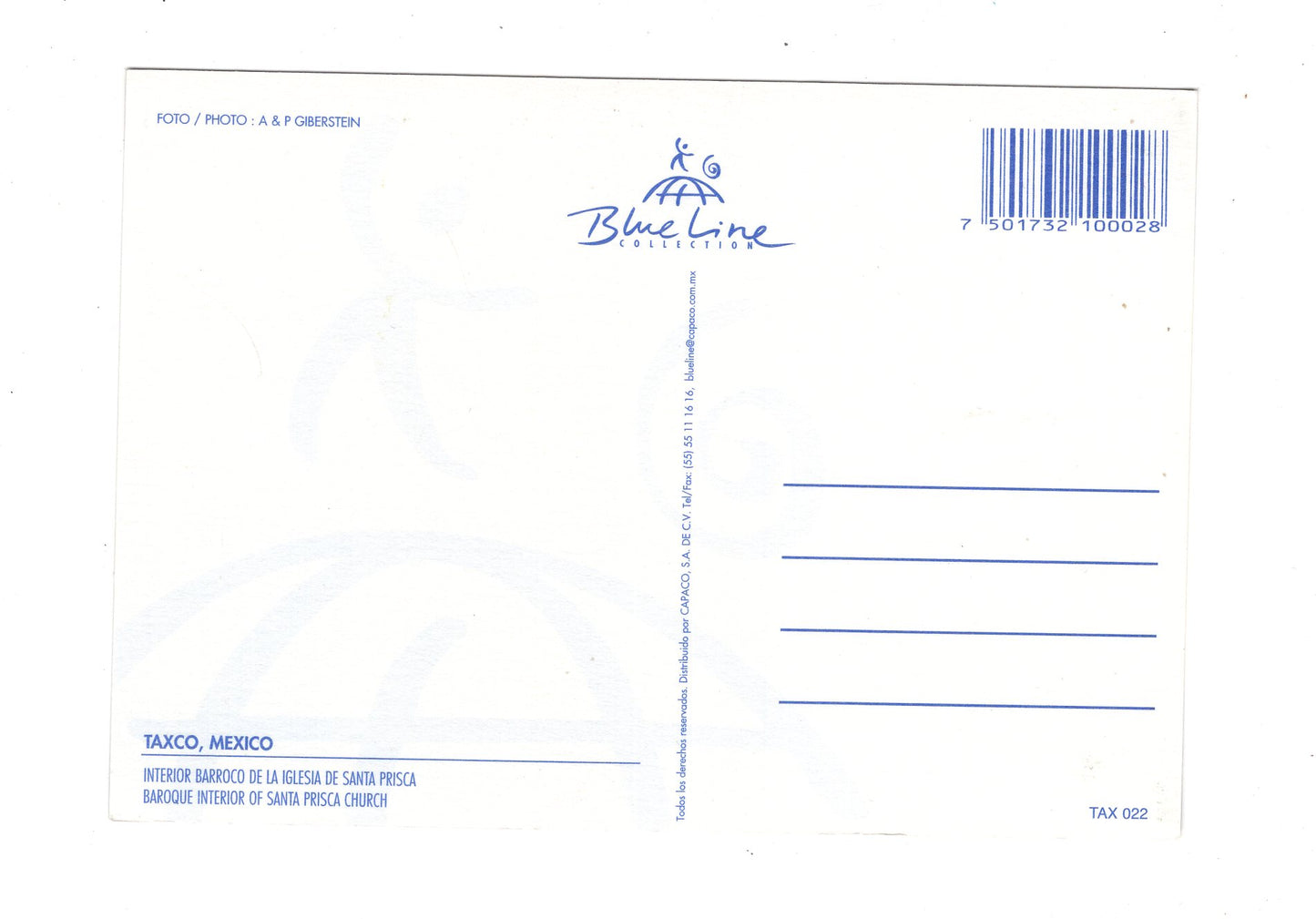 Ansichtskarte Taxco / Iglesia de Santa Prisca / Mexiko