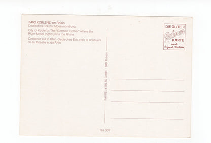 Ansichtskarte Koblenz am Rhein / Deutsches Eck