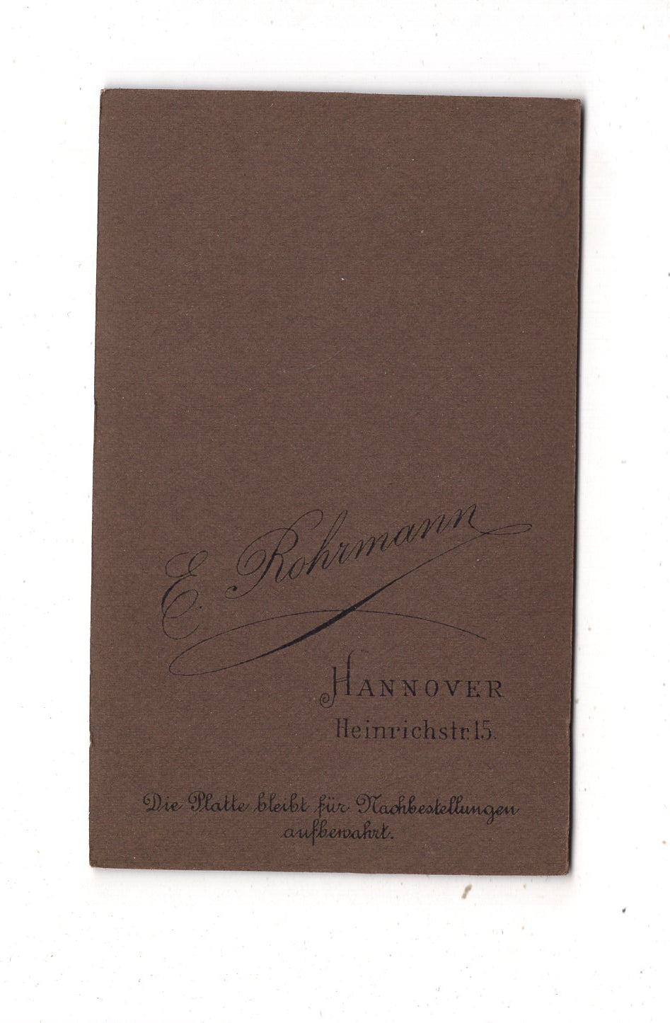 Fotografie Niedlicher kleiner Junge - Hannover um 1910 / CDV M1-15