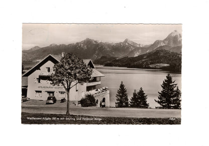 Ansichtskarte Hotel Restaurant Seespitz / Weißensee / Allgäu