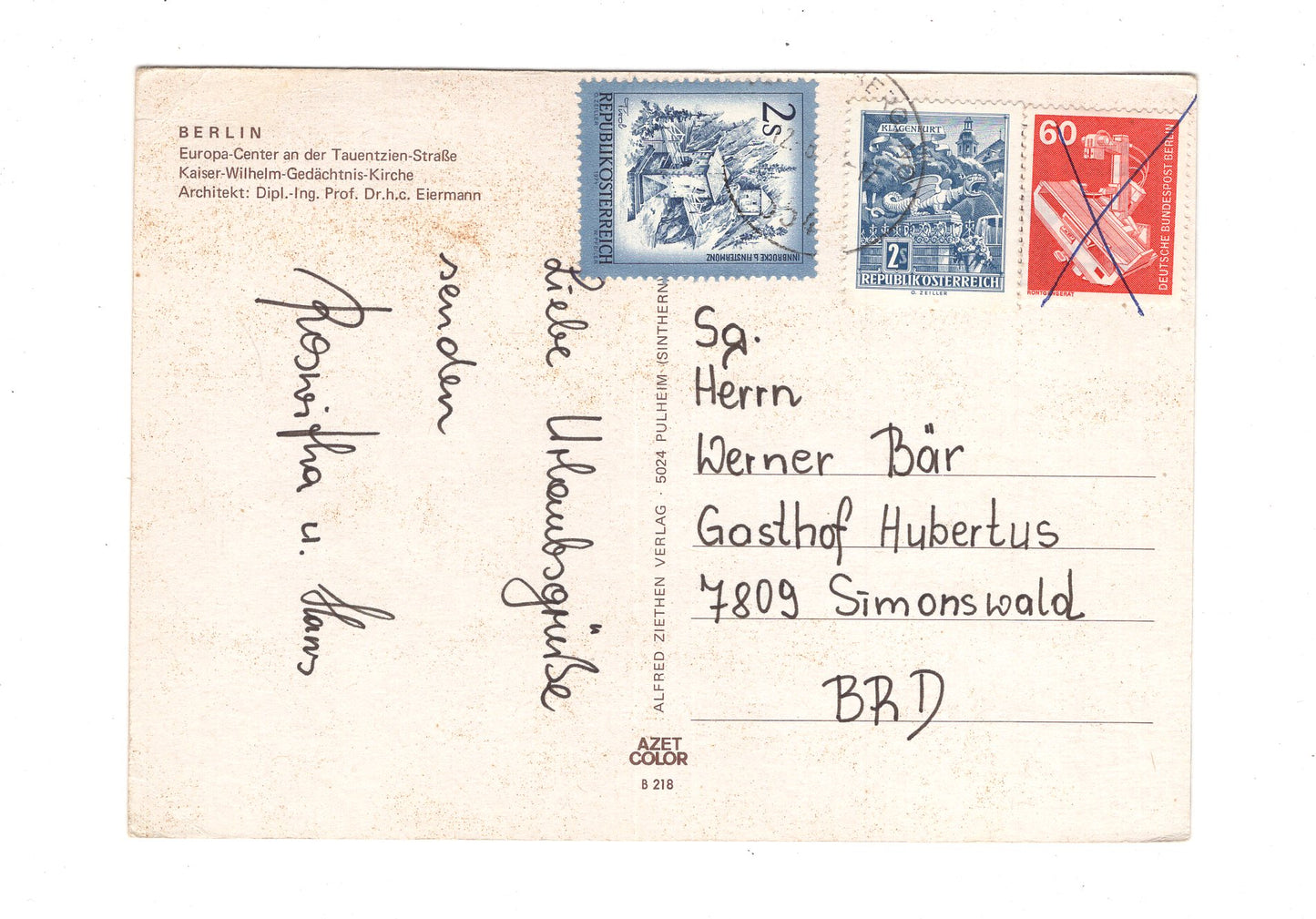 Ansichtskarte Berlin / Havel / Schillertheater +++