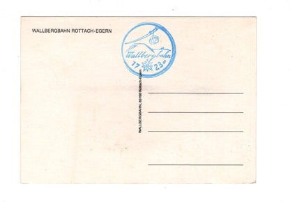 Ansichtskarte Wallberg / Wallbergbahn Rottach-Egern / H1-63