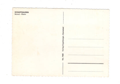 Ansichtskarte Schaffhausen / Munot - Rhein / Schweiz