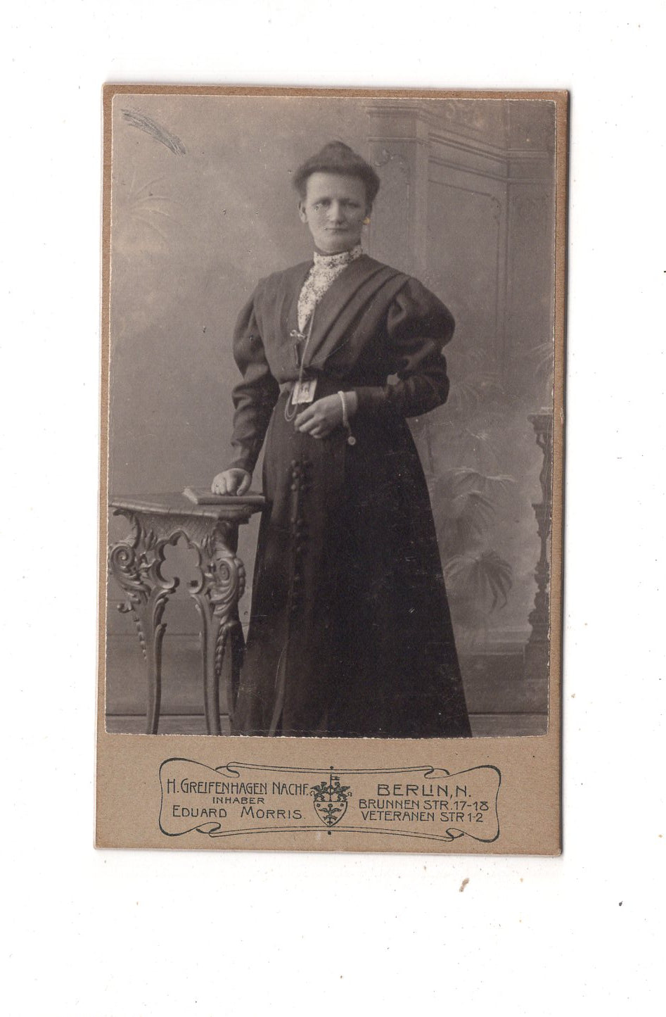 Fotografie Feine Dame - Berlin 1900er / CDV L1-34