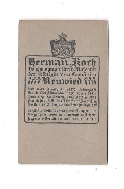Fotografie Niedliches kleines Mädchen - Neuwied 1900er