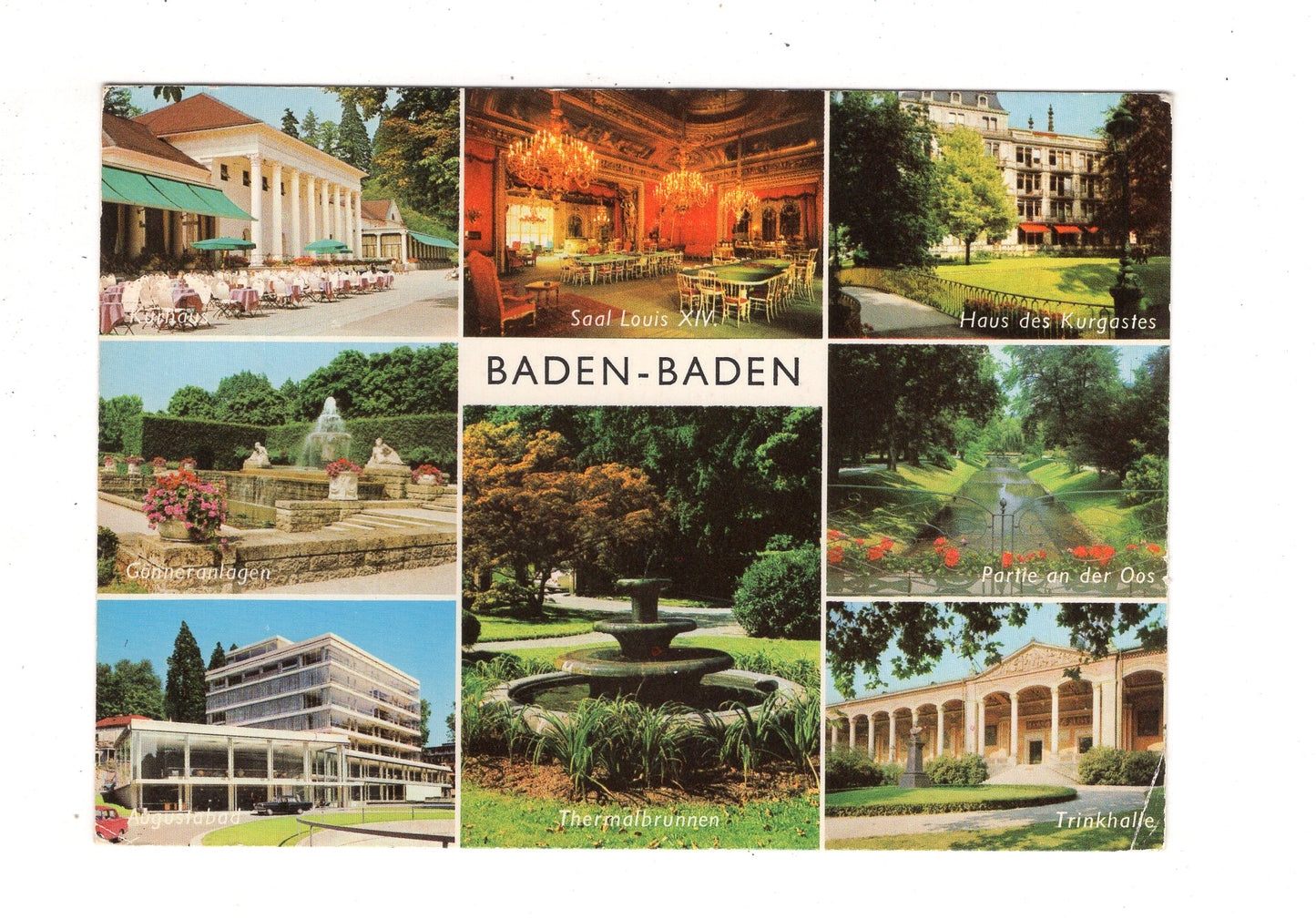 Ansichtskarte Baden-Baden / Haus des Kurgastes +++ / J1-57
