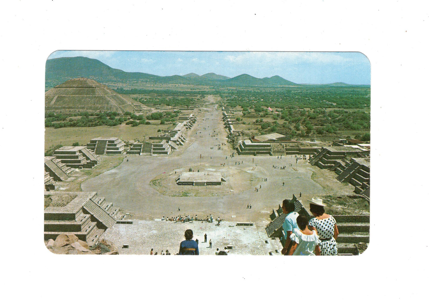 Ansichtskarte San Juan Teotihuacan / La Plaza de la Luna / Mexiko