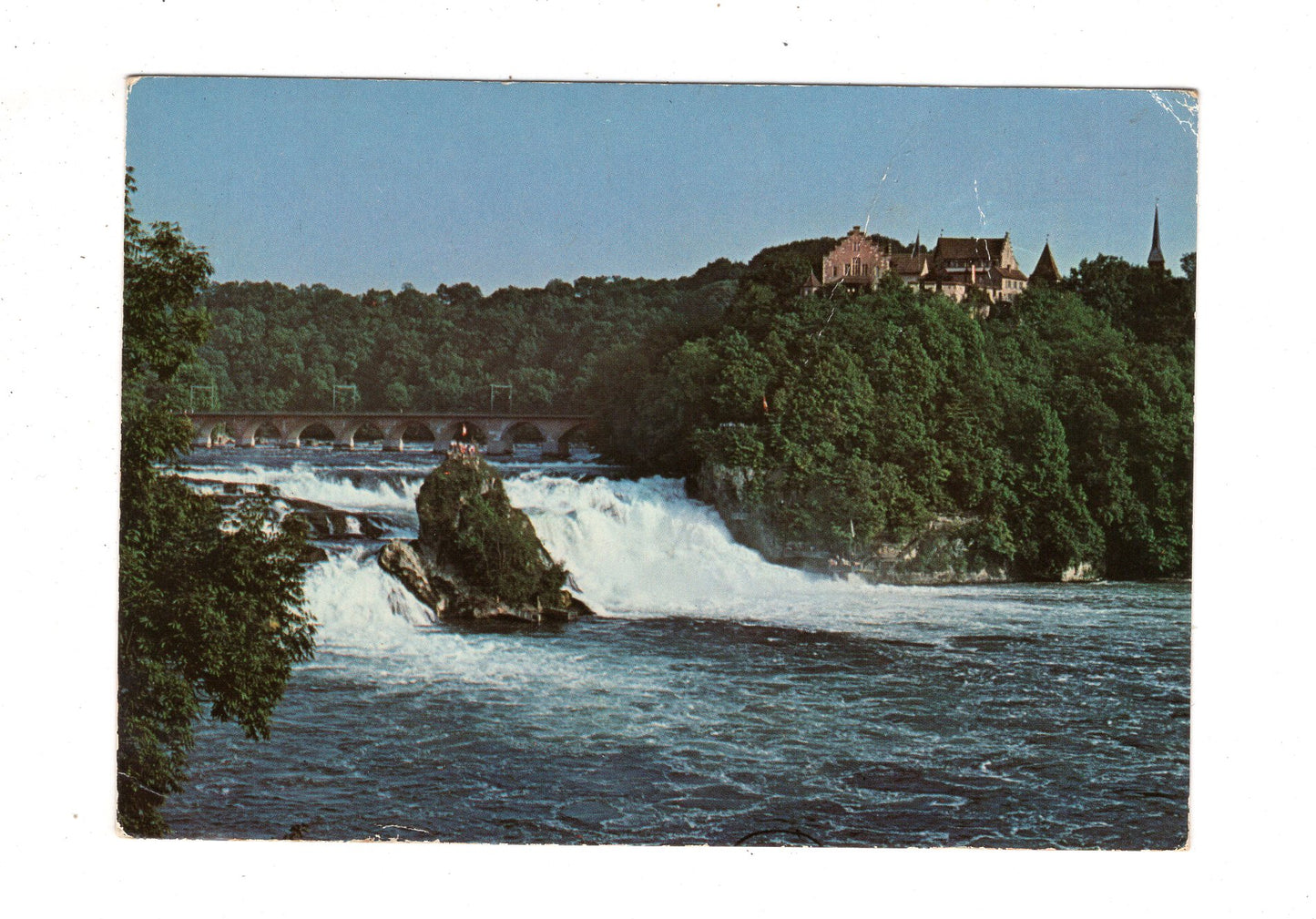 Ansichtskarte Jugendherberge Schloss Laufen am Rheinfall / Schweiz