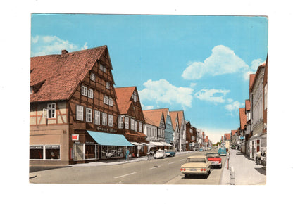 Ansichtskarte Nienburg / Weser / Lange Straße