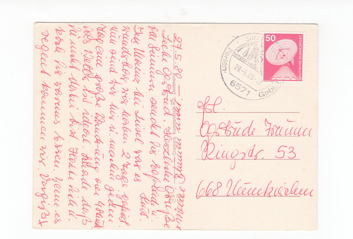 Ansichtskarte Das romantische Nahetal / Bad Kreuznach +++