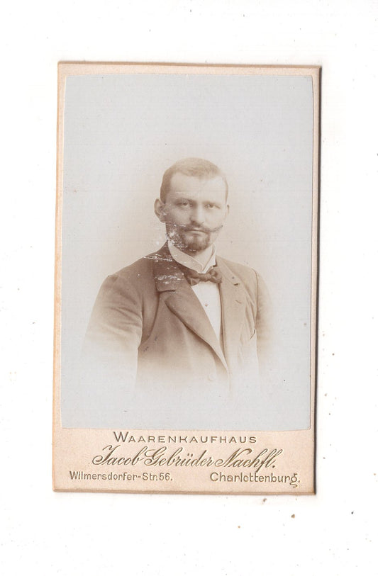 Fotografie Herrenportrait - Charlottenburg 1890er